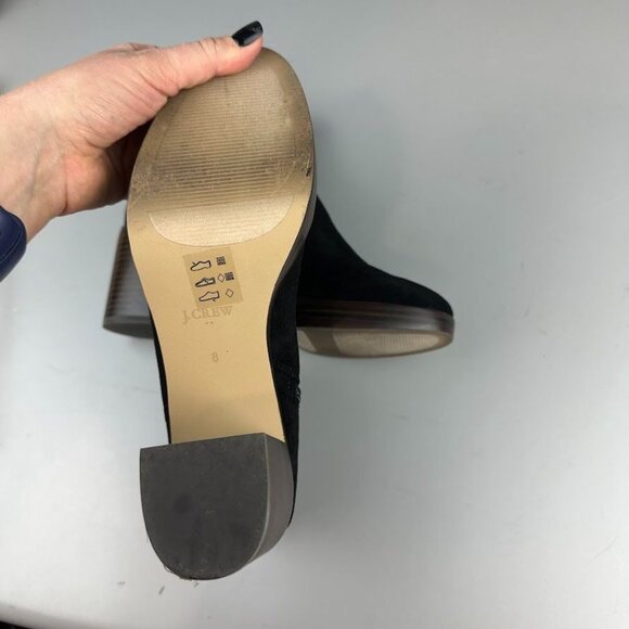 J. Crew Factory Sueded Platform Boots in Black - Picture 7 of 7